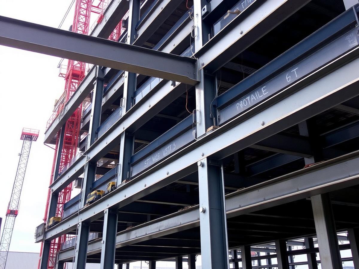 Portal Frame, Ballymount, steel fabrication project in Ballymount, Dublin 12 by Churchtown Steel Engineering Dublin
